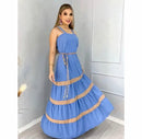 Vestido duo com Babados