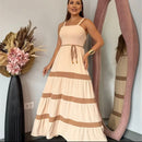 Vestido duo com Babados