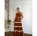 Vestido duo com Babados
