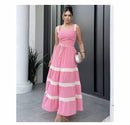 Vestido duo com Babados