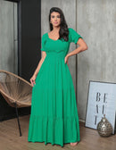 Vestido com Lastex