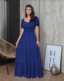 Vestido com Lastex