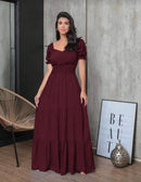 Vestido com Lastex