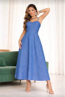 Vestido Jeans Longo