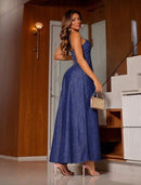 Vestido Jeans Longo