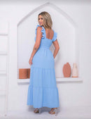 Vestido alça borboleta