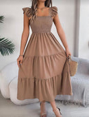 Vestido com babados