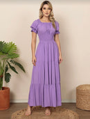 Vestido Feminino com lastex