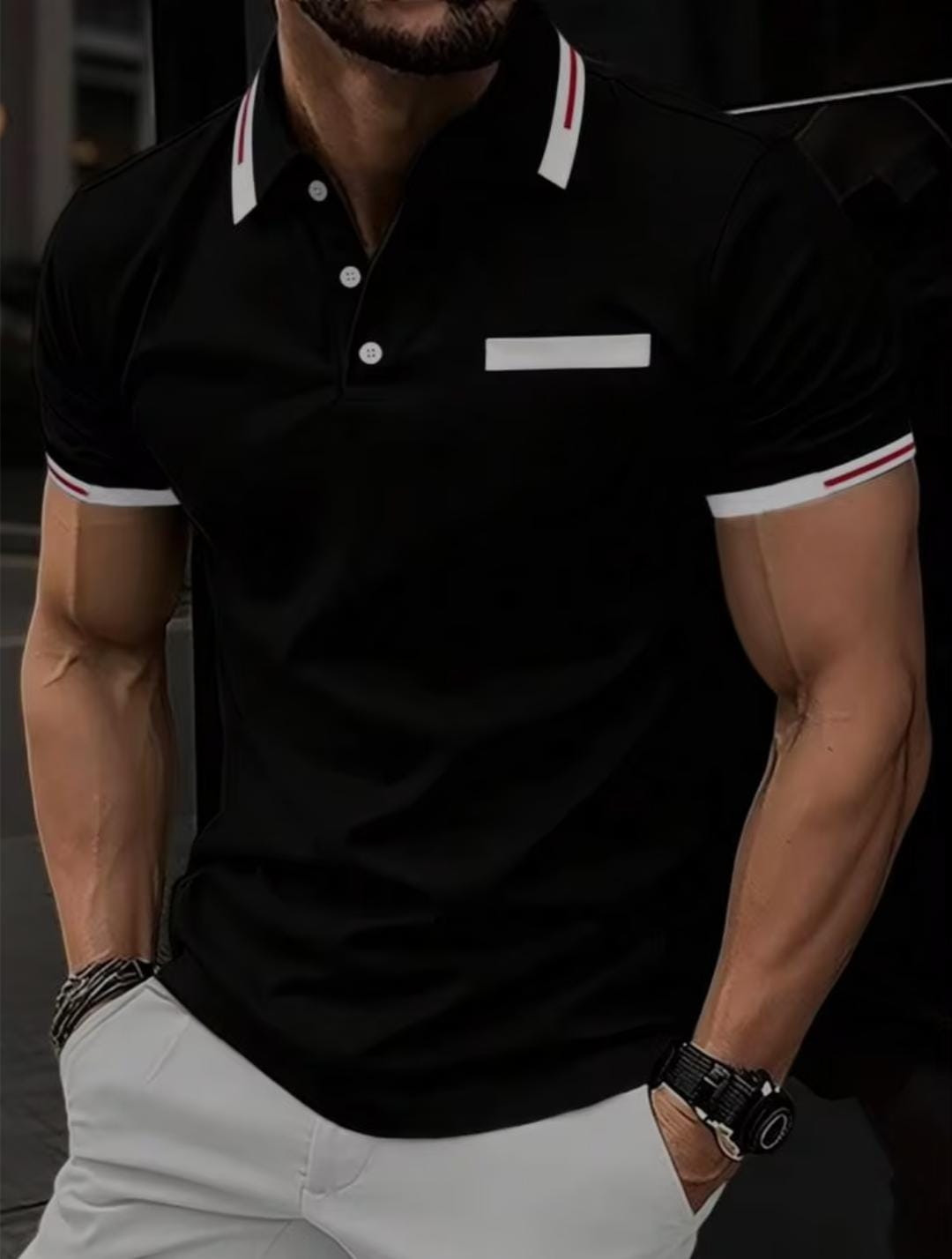 Camisa polo masculina
