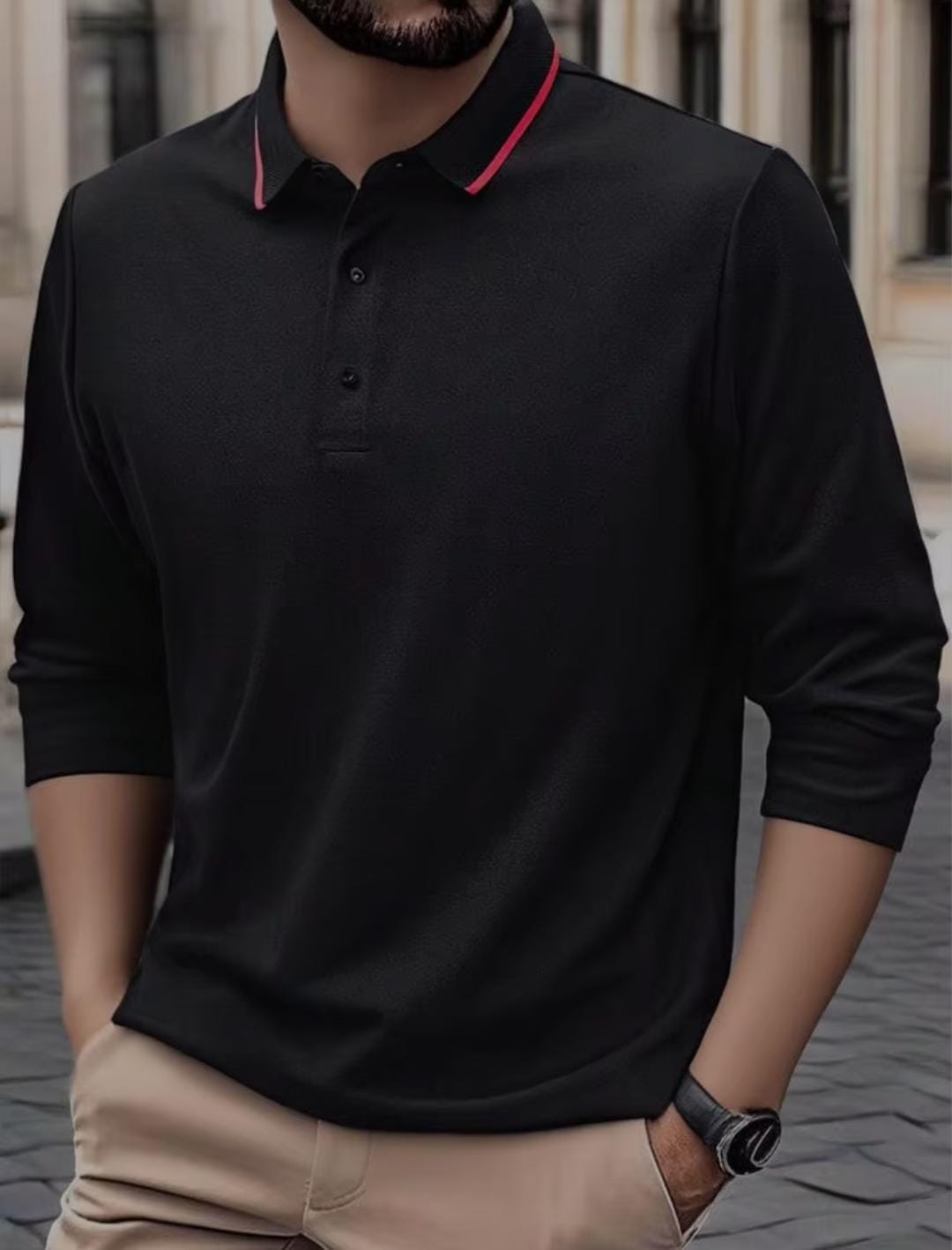 Camisa polo masculina