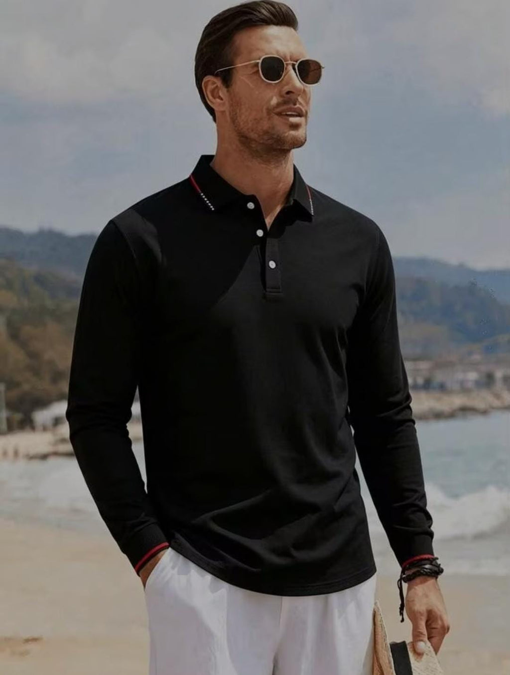 Camisa polo masculina