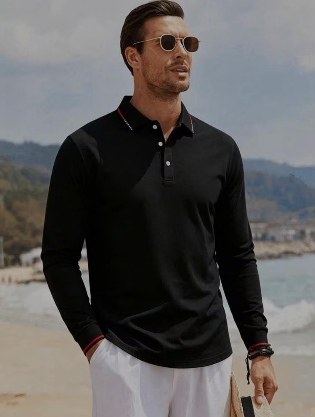 Camisa polo masculina