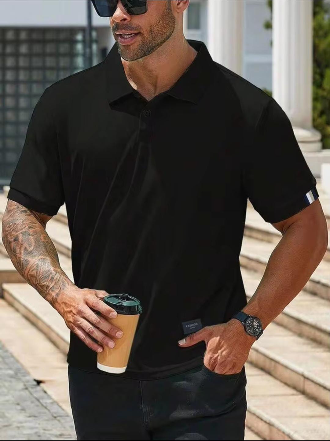Camisa polo masculina