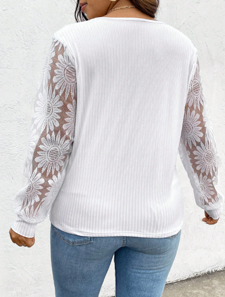 Blusas Bordado Aparar Gola V