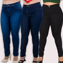 Calca Jeans Cintura Alta