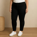 Calca Jeans Cintura Alta Plus